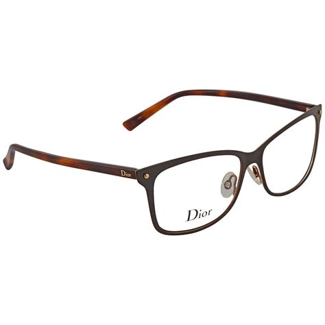 Dior Rectangular Ladies Eyeglasses CD3776 0LBU 54 